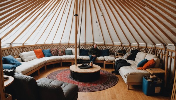 Survivre à l'hiver dans une yourte de location
